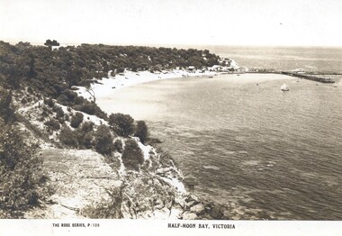 Postcard - Postcard, Colour, Rose Stereographs, Half-Moon Bay, Victoria, c. 1920