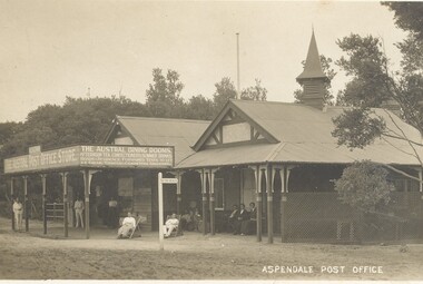 Postcard - Postcard, Colour, Aspendale Post Office, c. 1920