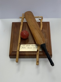 Award - Wood Carving, J.F. Scott Trophy for Inter-House Cricket