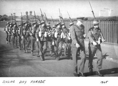 Mentone Grammar Cadet Unit, ANZAC Day 1945
