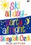 Front cover in bright colours featuring the sun and the moon and stars.