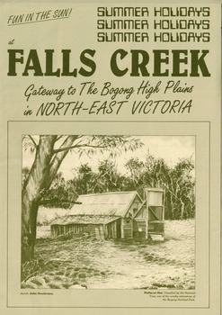 Sketch of Wallace's Hut in the Bogong National Park.