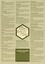 A map set into a hexagon surrounded by text about Park Regulations and facilities