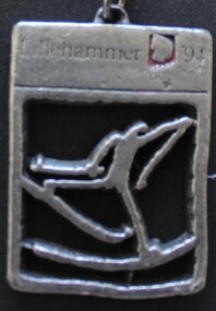 Rectangular emblem of Lillehammer Olympic City 