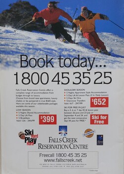 Information including Accommodation packages and pricing