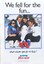 Image of four women sitting on the snow with a snowman between them. Page heading is "We fell for the fun". 