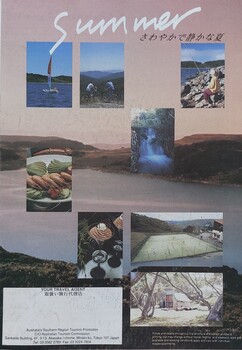 Cover including a collage of photos and agent details