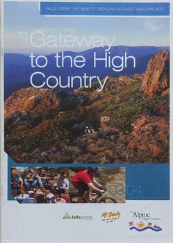 Images of the High Country, picnickers and a mountain bike rider