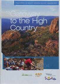 Images of the High Country, picnickers and a mountain bike rider