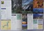 Maps and images of walking trails including Wallace's Hut