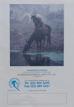 Photo of a horse and rider in the High Country