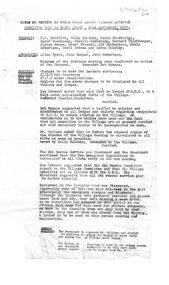 Page One of the official Minutes of Committee Meeting 