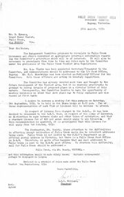Letter to convene a meeting to changes to License Fees