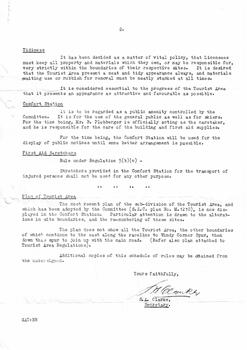 Documentation related to Rules of Falls Creek Tourist Area Regulations 1959 Page 2