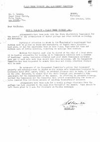 A letter detailing requirements for the clean up prior to the summer season.