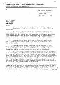 Letter of concern from Committee re Bob Hymans' non-compliance with regulations