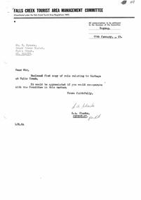 Letter related to lack of compliance with garbage rules