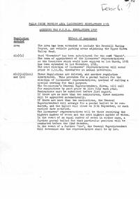 A document outlining amendments to the Falls Creek Tourist Area, including the geographic area covered.