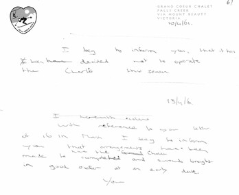 Handwritten note from Bob Hymans