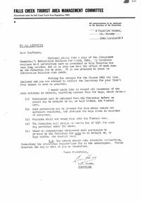 Cover Letter explaining  31anges to regulations for 1961