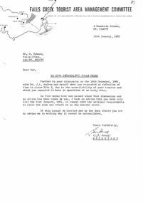 A letter declining Bob Hymans request 
