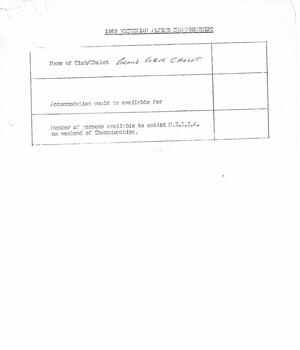 Response slip re Accommodation provision