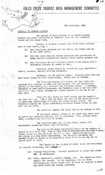 Letter outlining future plans of Committee