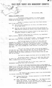 Letter outlining future plans of Committee