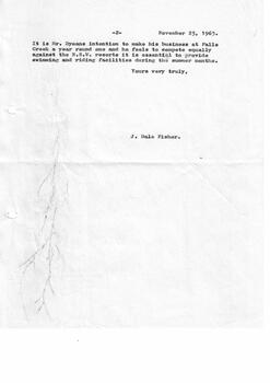 Final page letter from architect