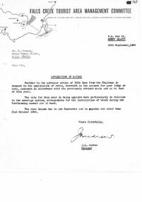 Notification regarding property rates for 1964