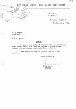 In principle agreement to the establishment of a Ladies Hairdressing Salon