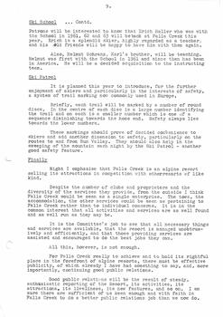 Information related to Ski School and Ski Patrol and positive public relations