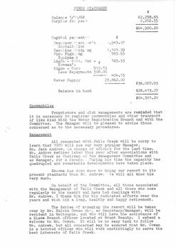 Announcement of retirement of Jack Andrew