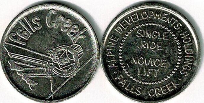 Falls Creek Token for Novice Ride