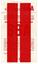 Children's Ticket with two red strips.