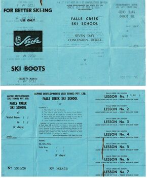 Falls Creek 7 Day Concession Ticket