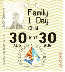 Family 1 Day Pass 30 August 1997