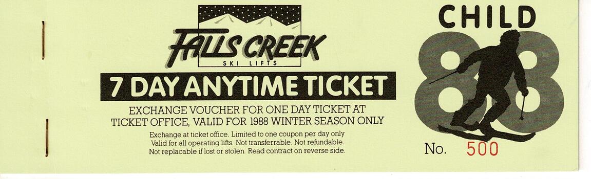 7 Day Anytime Class Lesson Ticket Child