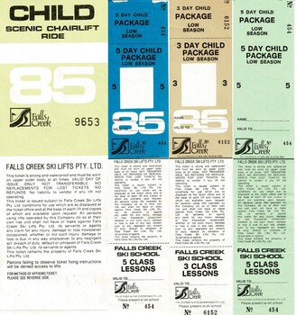 Child's Ticket for the Scenic Chairlift and Low Season Package