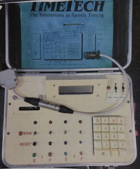 TimeTech Timing Console showing monitor screen.