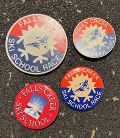 Four Falls Creek Ski School Race Badges