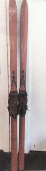Martin Romuld's Skis made from American Hickory