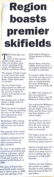 Article describing Victoria's skifields in 2001