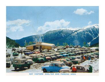 Coloured image of the Day Visitors' Shelter and Parking Area