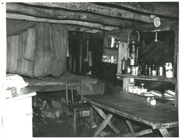 Inside Wallace's Hut c1968