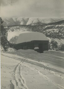 Skyline Lodge with heavy snow on roof