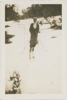 Joan Meyer nee Martin at Bogong High Plains