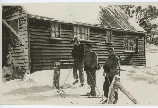 Friends outside the "Wilkie" c1950