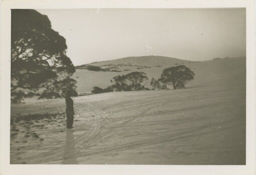 Outside Fitz Hut Bogong High Plains