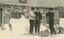 Three men at Cleve Cole Lodge